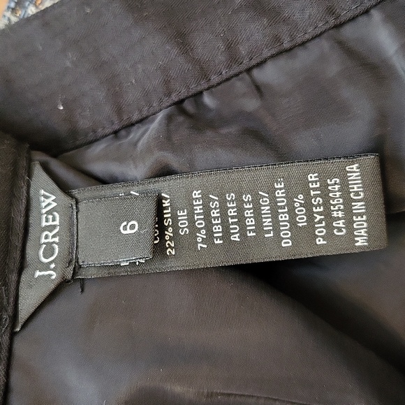 J Crew mini metallic tweed skirt - Picture 4 of 5